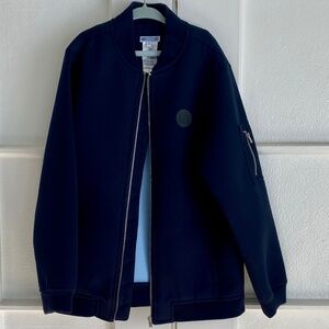 Boys Jacadi Baseball/Bomber  Style Jacket Navy Blue Size 12A